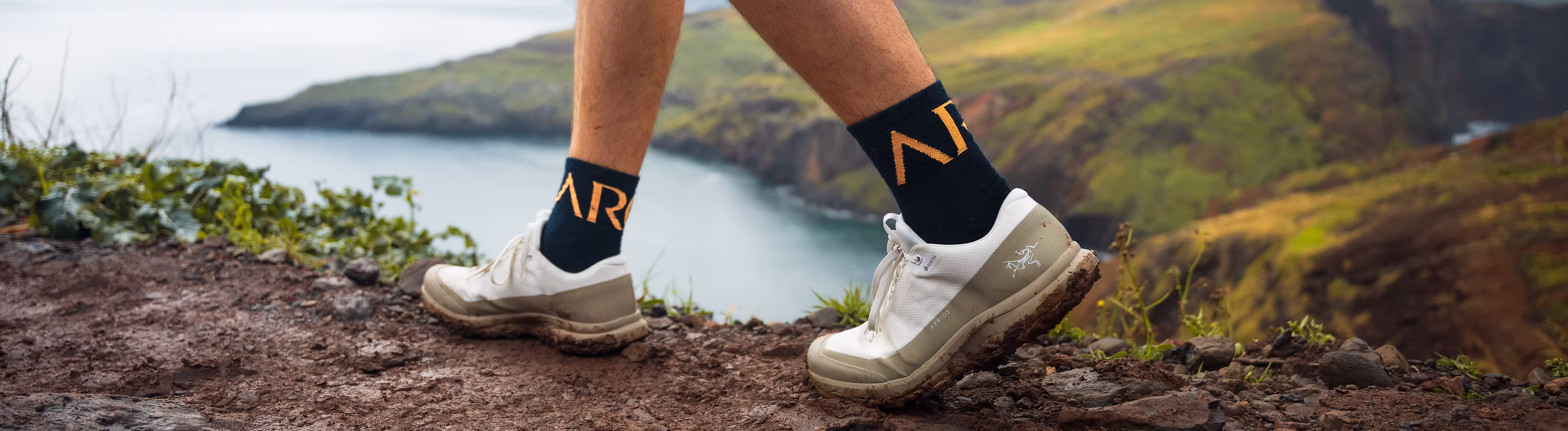 Outdoor product photography preview for Arc'teryx Instagram post
